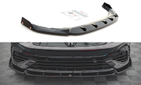 Maxton Design Front extension + Flaps V.2 - VW Golf R MK8