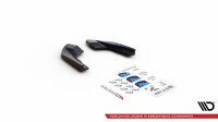 Maxton Design Heckansatz Flaps Diffusor V.2 schwarz Hochglanz - VW Golf R MK8