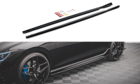 Maxton Design Side skirts extension extension V.2 black...