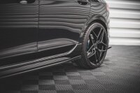 Maxton Design Side skirts extension extension V.2 black gloss - VW Golf R MK8