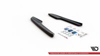 Maxton Design Rear extension Flaps diffuser V.2 black gloss - Audi RS6 C8 / RS7 C8