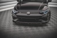 Maxton Design Front extension V.4 black gloss - VW Golf R...