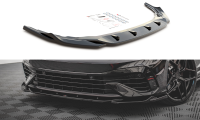 Maxton Design Front extension V.4 black gloss - VW Golf R...