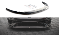 Maxton Design Front extension V.5 black gloss - VW Golf R...