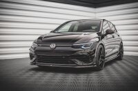 Maxton Design Front extension V.5 black gloss - VW Golf R MK8