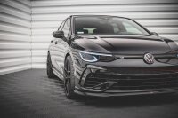 Maxton Design Front extension V.5 black gloss - VW Golf R MK8