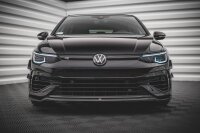 Maxton Design Front extension V.6 black gloss - VW Golf R MK8