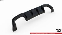 Maxton Design Diffusor Heckansatz V.2 schwarz Hochglanz - VW Golf R MK8