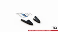 Maxton Design Heckansatz Flaps Diffusor V.3 schwarz Hochglanz - VW Golf R MK8