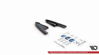 Maxton Design Heckansatz Flaps Diffusor V.3 schwarz Hochglanz - VW Golf R MK8