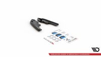 Maxton Design Heckansatz Flaps Diffusor V.4 schwarz Hochglanz - VW Golf R MK8