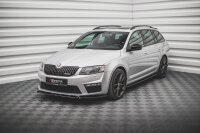 Maxton Design Frontansatz V.3 schwarz Hochglanz - Skoda...