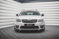 Maxton Design Frontansatz V.3 schwarz Hochglanz - Skoda Octavia RS MK3