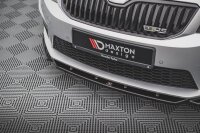 Maxton Design Front extension V.4 black gloss - Skoda Octavia RS MK3