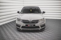 Maxton Design Front extension V.2 black gloss - Skoda...