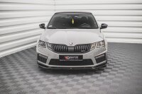 Maxton Design Frontansatz V.3 schwarz Hochglanz - Skoda...