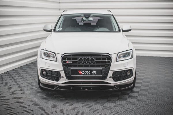 Maxton Design Front extension black gloss - Audi SQ5 MK1 (8R)