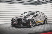 Maxton Design Front extension V.1 black gloss - Mercedes-AMG CLA 45 Aero C118