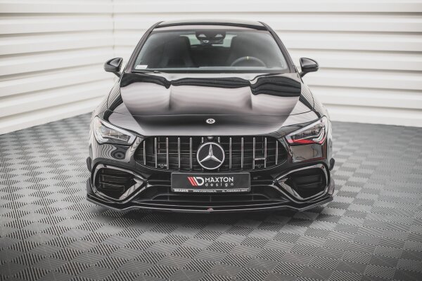 Maxton Design Frontansatz V.3 schwarz Hochglanz - Mercedes-AMG CLA 45 Aero C118