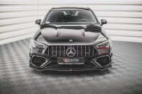 Maxton Design Front extension V.3 black gloss - Mercedes-AMG CLA 45 Aero C118