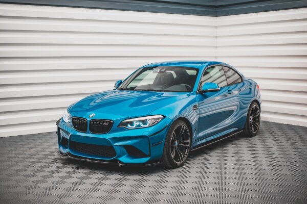 Maxton Design Front extension V.2 black gloss - BMW M2 F87