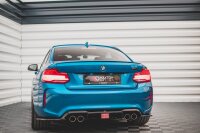 Maxton Design Diffuser rear extension black gloss - BMW M2 F87