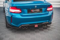 Maxton Design Diffuser rear extension black gloss - BMW M2 F87