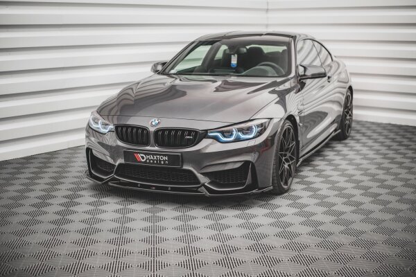 Maxton Design Front extension black gloss - BMW M4 F82