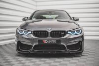 Maxton Design Front extension black gloss - BMW M4 F82