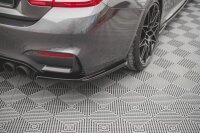 Maxton Design Heckansatz Flaps Diffusor V.1 schwarz Hochglanz - BMW M4 F82