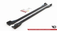 Maxton Design Side skirts extension extension black gloss - Ford Escape MK3