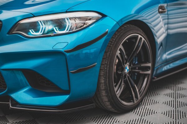 Maxton Design Stoßstangenflügel vorne (Canards) - BMW M2 F87