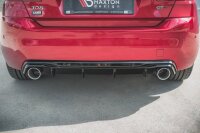 Maxton Design Diffuser rear extension + rear silencer Sport exhaust dummy - Peugeot 308 GT MK2 Facelift