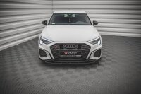 Maxton Design Front extension V.2 black gloss - Audi S3 /...