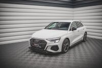 Maxton Design Frontansatz V.3 schwarz Hochglanz - Audi S3 / A3 S-Line 8Y