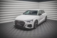 Maxton Design Frontansatz V.4 schwarz Hochglanz - Audi S3 / A3 S-Line 8Y