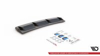 Maxton Design Mittlerer Diffusor Heckansatz schwarz Hochglanz - Audi S3 Sportback 8Y