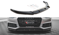 Maxton Design Front extension V.3 black gloss - Audi S4 /...