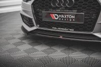 Maxton Design Front extension V.4 black gloss - Audi S4 /...