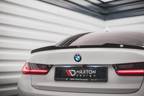 Maxton Design Spoiler Cap black gloss - BMW 3 Series G20