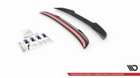 Maxton Design Spoiler Cap schwarz Hochglanz - Volvo V90 MK2