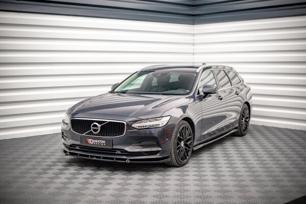 Maxton Design Front extension V.2 black gloss - Volvo V90 MK2