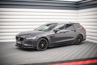 Maxton Design Seitenschweller Ansatz schwarz Hochglanz - Volvo V90 MK2