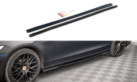 Maxton Design Side skirts extension extension black gloss...