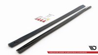 Maxton Design Side skirts extension extension black gloss - Volvo V90 MK2