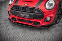 Maxton Design Front extension black gloss - Mini Cooper S...