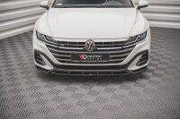 Maxton Design Front extension V.1 black gloss - VW Arteon...