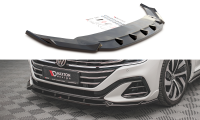 Maxton Design Front extension V.1 black gloss - VW Arteon...