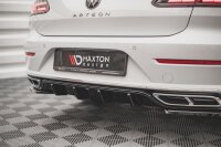 Maxton Design Diffuser rear extension black gloss - VW...