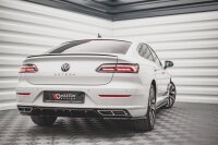 Maxton Design Diffuser rear extension black gloss - VW Arteon R-Line Facelift